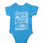 Kids Unisex Rompers | Doodle Kolkata | DTF Print
