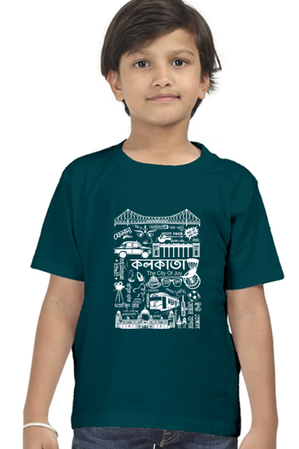 a boy wearing a green shirt