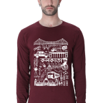 Doodle Kolkata Round Neck Full Sleeve T-Shirt