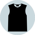 Round Neck Sleeveless